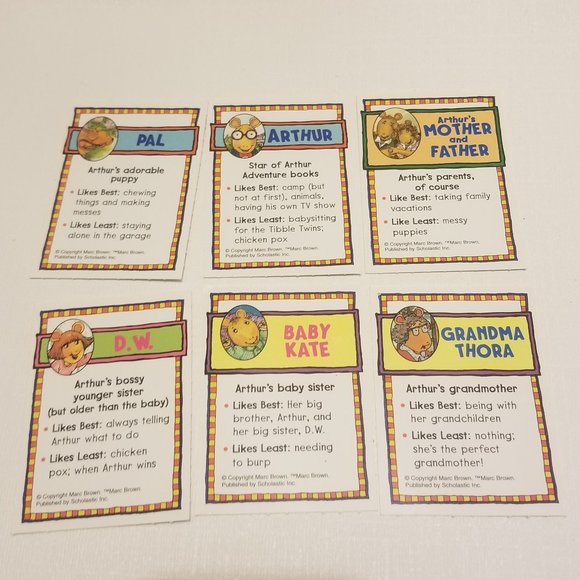 12 fun vtg Marc Brown's Arthur cards - Picture 4 of 9